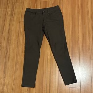Lululemon ABC Pant Skinny 32 Warpstreme - Olive Green